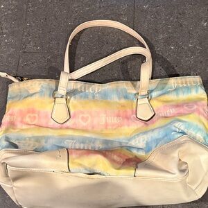 Juicy Couture Pastel Tie-Dye Tote Bag